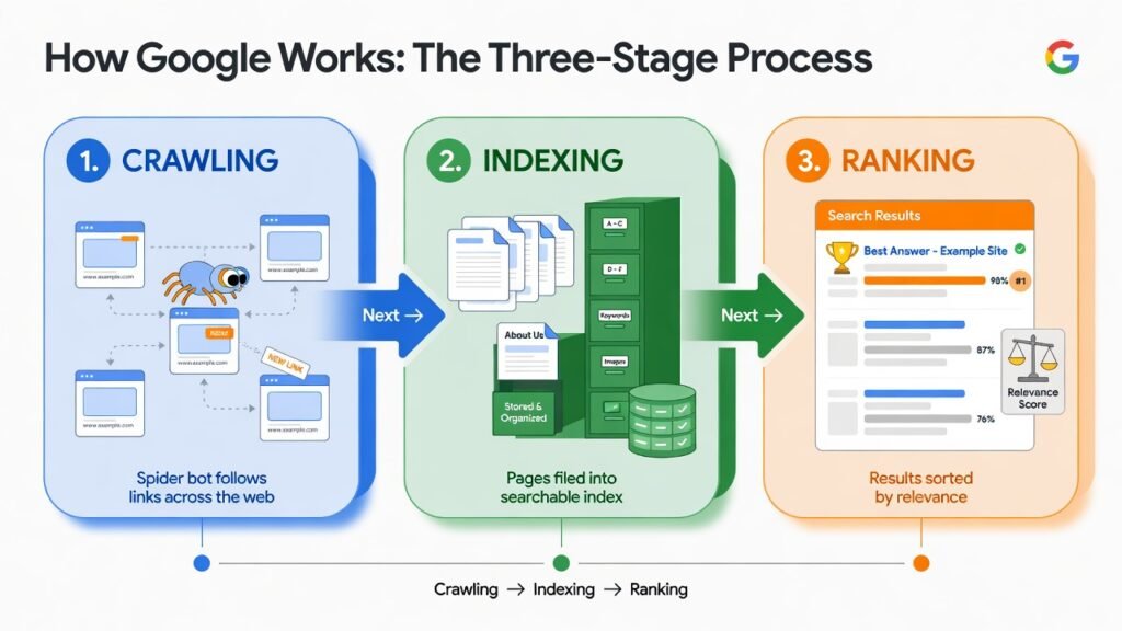 How Google Discovers and Indexes Websites