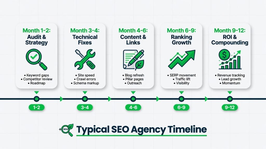 SEO Process Timeline