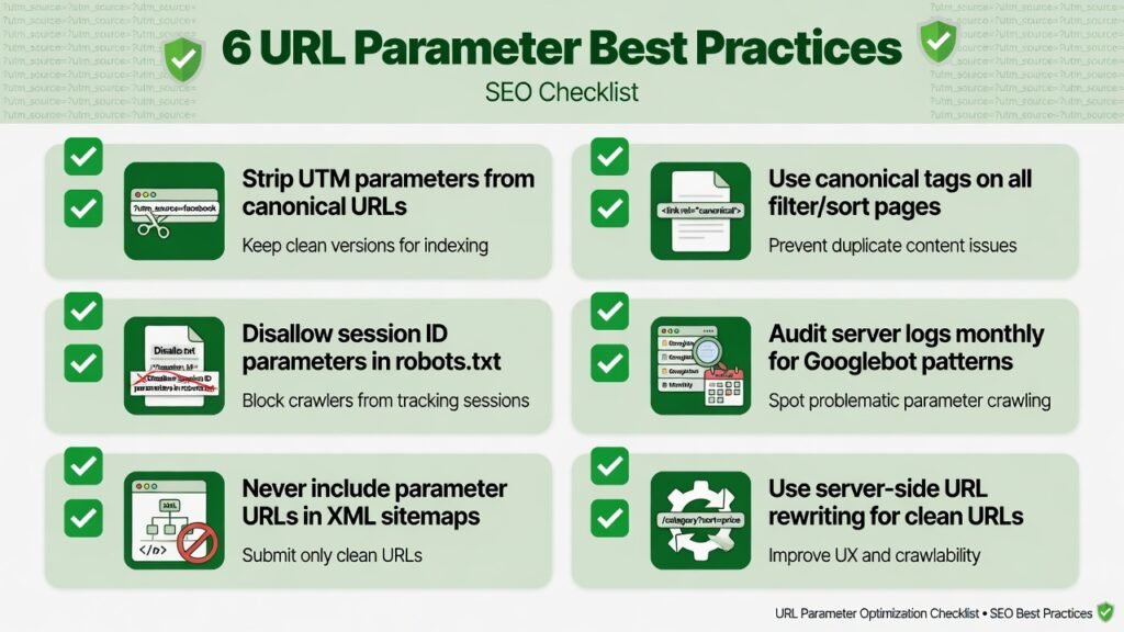 URL Parameter SEO Checklist